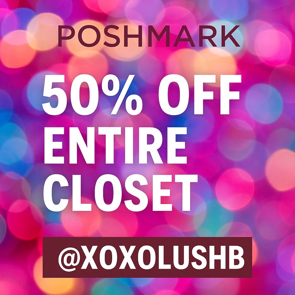 50% OFF MY ENTIRE CLOSET